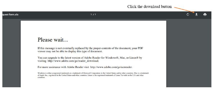 Click the download button. Please wait. If this message is not eventually replaced by the contents your PDF viewer may not be able to display this type of document